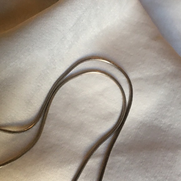 Vintage .925 Sterling Silver Key Necklace - Picture 5 of 8